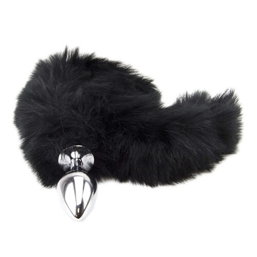 Furry Fantasy Black Panther Tail Butt Plug - Image 6