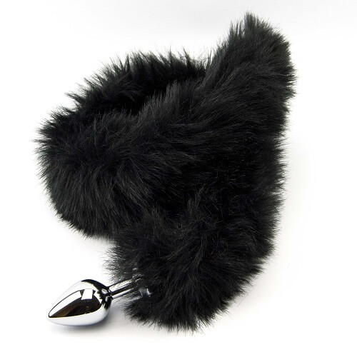 Furry Fantasy Black Panther Tail Butt Plug - Image 5