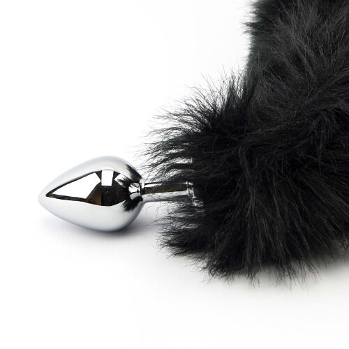 Furry Fantasy Black Panther Tail Butt Plug - Image 8