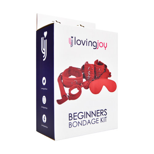 Loving Joy Beginner's Bondage Kit Red (8 Piece) - Image 11